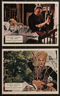 6y1467 FRANKENSTEIN CREATED WOMAN 8 color English FOH LCs 1967 Peter Cushing, Denberg, Hammer horror!