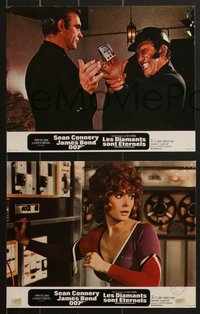 6y0395 DIAMONDS ARE FOREVER 12 style A French LCs 1971 Sean Connery as James Bond 007, Jill St. John!