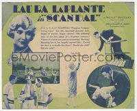 6y1444 SCANDAL herald 1929 Laura LaPlante & John Boles deal with wagging tongues & lying lips!