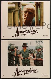 6y0898 APOCALYPSE NOW 8 LCs 1979 Francis Ford Coppola, Martin Sheen, Marlon Brando, Duvall, Hopper!