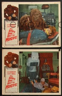 6y0908 BOWERY BOYS MEET THE MONSTERS 8 LCs 1954 Leo Gorcey, Huntz Hall & gang, wacky gorilla!