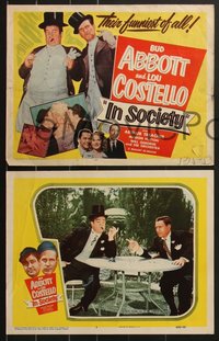 6y0924 IN SOCIETY 8 LCs R1953 Bud Abbott & Lou Costello are back again after a year's absence!