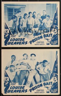 6y0977 REFORM SCHOOL 4 LCs R1940s Toddy Pictures, Harlem's Tuff Kids in Prison Bait!