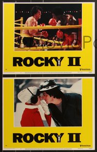 6y0944 ROCKY II 8 LCs 1979 Sylvester Stallone, Talia Shire, Burgess Meredith, boxing sequel!