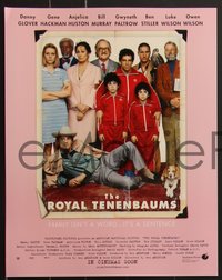 6y0946 ROYAL TENENBAUMS 8 LCs 2001 Ben Stiller, Gwyneth Paltrow, Anjelica Huston, Bill Murray, Wilson