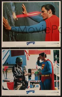 6y0953 SUPERMAN III 8 LCs 1983 Christopher Reeve, Richard Pryor, Margot Kidder, w/special fx images!