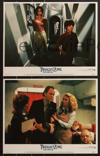 6y0960 TWILIGHT ZONE 8 LCs 1983 Morrow, Crothers, John Lithgow, from Rod Serling TV series!