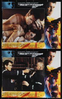 6y0893 WORLD IS NOT ENOUGH 12 LCs 1999 Pierce Brosnan as James Bond, Denise Richards, Sophie Marceau!