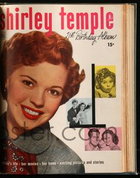 6y0320 DELL MAGAZINE ONE-SHOT ISSUES bound volume of magazines 1948-1950 Babe Ruth, Shirley Temple!