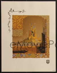 6y0245 SLEEPING BEAUTY set of 4 10x13 color prints 1995 wonderful different art by Eyvind Earle!