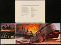 6y0029 RETURN OF THE JEDI world premiere promo brochure 1983 advertised as Revenge of the Jedi!