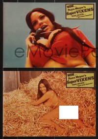 6y0274 SUPER VIXENS 12 Swiss LCs 1975 Russ Meyer, Shari Eubank is TOO MUCH for one movie, ultra rare!