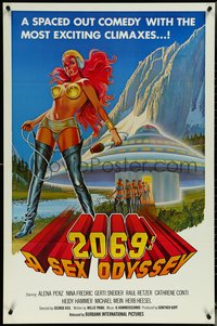 6z0287 2069 A SEX ODYSSEY 1sh 1974 Ach jodel mir noch einen, wild sci-fi sex artwork!