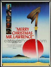 6z0005 MERRY CHRISTMAS MR. LAWRENCE English 30x40 1983 David Bowie in World War II Japan!