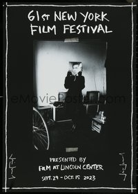 6z0089 61ST NEW YORK FILM FESTIVAL signed 24x34 film festival poster 2023 by Jarmusch, ultra rare!