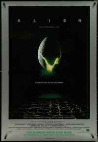 6z0109 ALIEN DS Aust 1sh R2003 Ridley Scott outer space sci-fi monster classic, hatching egg image!