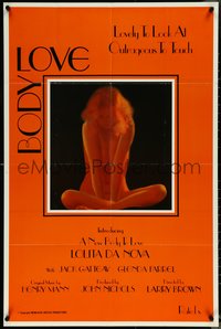 6z0327 BODY LOVE 25x38 1sh 1982 introducing a new body to love Lolita Da Nova, rare!