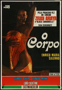 6z0077 IL CORPO Brazilian 1974 Zeudi Araya, Enrico Salerno, Carroll Baker, ultra rare!