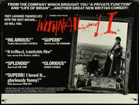 6z0054 WITHNAIL & I British quad 1987 Bruce Robinson black comedy, different and ultra rare!