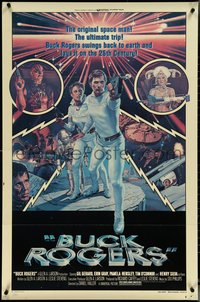 6z0331 BUCK ROGERS style B 1sh 1979 classic sci-fi comic strip, Gadino art of Erin Gray & Gil Gerard