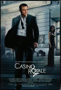 6z0336 CASINO ROYALE advance DS 1sh 2006 Daniel Craig as James Bond & sexy Eva Green!