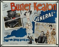 6z0768 GENERAL 22x28 commercial poster 1998 Buster Keaton, great image of the original half-sheet!