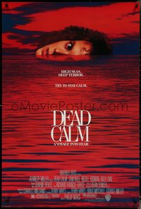 6z0352 DEAD CALM 1sh 1989 Sam Neill, wild image of Nicole Kidman on horizon of red ocean!