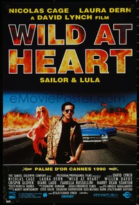 6z0746 WILD AT HEART Dutch 1990 David Lynch, Nicolas Cage & Laura Dern, a wild ride, ultra rare!