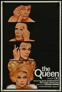 6z0203 QUEEN English double crown 1968 cross dressing Jack Doroshow transforming from man to woman!