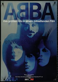 6z0220 ABBA: THE MOVIE German 1978 Swedish pop rock, art of all 4 band members by Kratzsch!