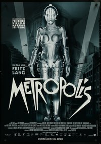 6z0227 METROPOLIS DS German R2011 Fritz Lang classic, Helm as the Maschinenmensch!