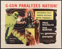 6z0851 GAMMA PEOPLE 1/2sh 1956 G-gun paralyzes nation, great image of hypnotized Gamma people!