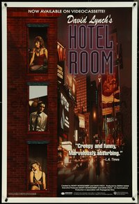 6z0163 HOTEL ROOM 27x40 video poster R1996 David Lynch & James Signorelli TV series, ultra rare!