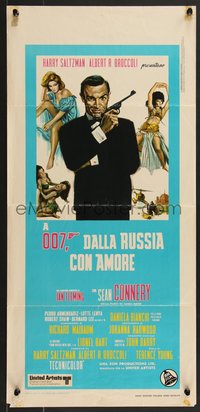 6z0594 FROM RUSSIA WITH LOVE Italian locandina R1970s Sean Connery is Ian Fleming's James Bond!