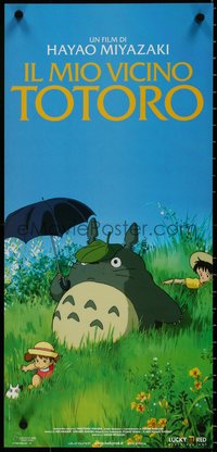 6z0608 MY NEIGHBOR TOTORO Italian locandina 2009 classic Hayao Miyazaki anime cartoon, great image!