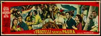 6z0146 ALL THE BROTHERS WERE VALIANT Italian 14x38 1953 Robert Taylor, Granger, whaling, ultra rare!