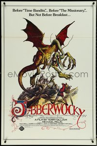 6z0422 JABBERWOCKY 1sh R1982 Terry Gilliam, Monty Python, great fantasy monster art!