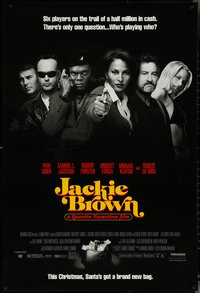 6z0423 JACKIE BROWN advance 1sh 1997 Quentin Tarantino, Santa's got a brand new bag, top cast!