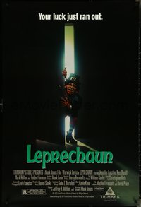 6z0438 LEPRECHAUN 1sh 1993 Warwick Davis, super young Jennifer Aniston, your luck just ran out!