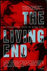 6z0444 LIVING END 1sh 1992 Mike Dytri, Craig Gilmore, an irresponsible movie by Gregg Araki!