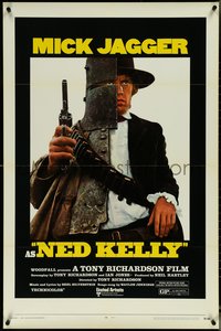 6z0024 NED KELLY 1sh 1970 Mick Jagger as legendary Australian bandit, Tony Richardson