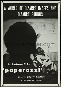 6z0025 PAPARAZZI 1sh 1969 Nick 'Bruno Geller' Millard, bizarre images and sounds, rare!