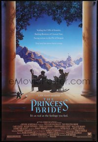 6z0481 PRINCESS BRIDE 1sh 1987 Rob Reiner fantasy classic as real as the feelings you feel!
