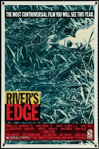 6z0501 RIVER'S EDGE 1sh 1986 Keanu Reeves, Glover, most controversial film you will see this year!