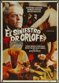 6z0169 EL SINIESTRO DR. ORLOFF Spanish 1983 Howard Vernon in title role, Antonio Mayans!