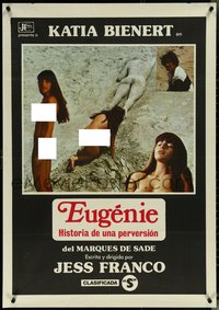 6z0179 WICKED MEMOIRS OF EUGENIE Spanish 1980 Jess Franco, sexy fully nude Katja Bienert, rare!