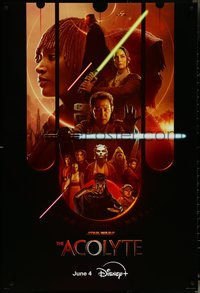 6z0114 ACOLYTE DS tv poster 2024 Star Wars, Walt Disney, Amanda Stenberg, Dafne Keen, ultra rare!