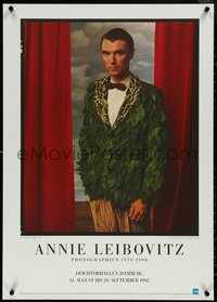 6z0080 ANNIE LEIBOVITZ PHOTOGRAPHIEN 1970-1990 24x34 German museum/art exhibition 1992 ultra rare!