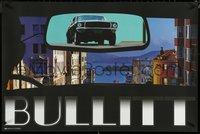 6z0056 BULLITT signed #155/300 24x36 art print 2015 by Henry Villegas, Zoetrope, drawing of car!