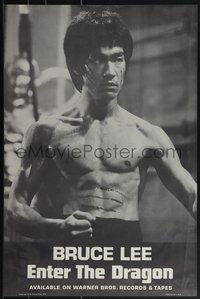 6z0756 ENTER THE DRAGON 18x28 music poster 1973 Bruce Lee, soundtrack, film that made him a legend!